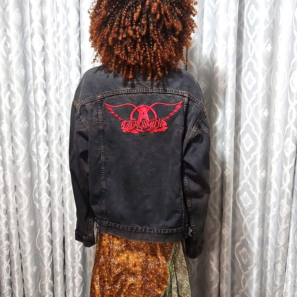 Aerosmith (Schmooze Productions Ltd)Vintage 1993-94 Get a Grip Tour Denim Jacket